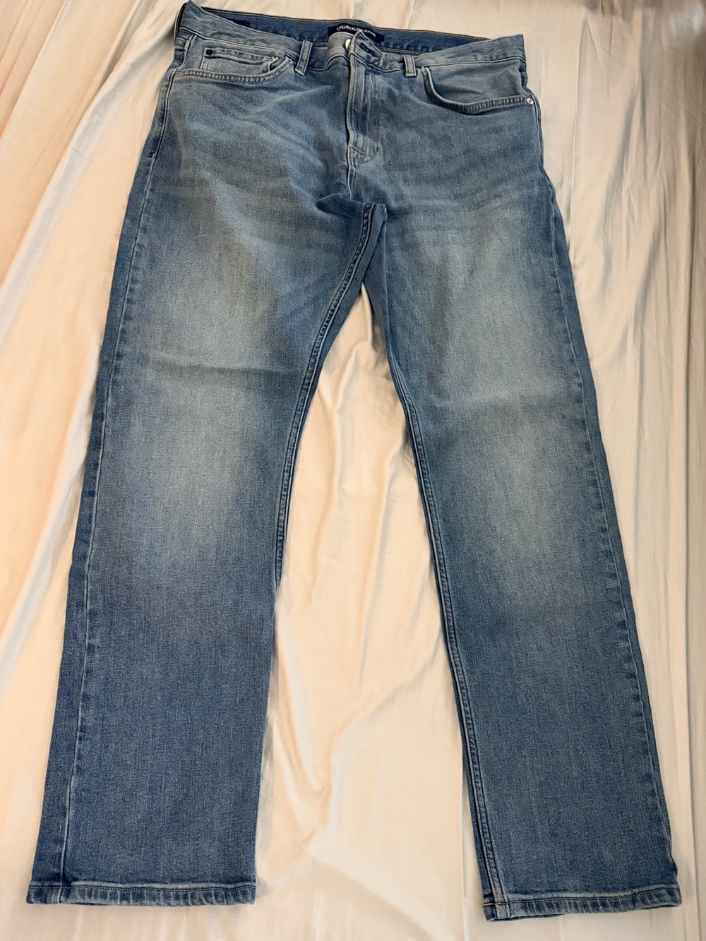 Calvin Klein Jeans Blue Men’s Straight Fit Jeans